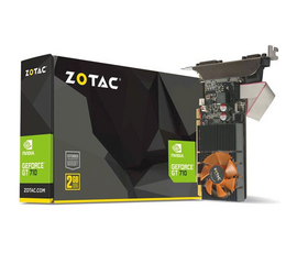 ვიდეო დაფა ZOTAC GEFORCE GT 710 2GB DDR3 LOW PROFILE ZT-71310-10LiMart.ge