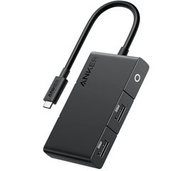 USB-C ჰაბი ANKER 332 A8356G11 (5-IN-1) BLACKiMart.ge