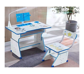 საბავშვო სკამ-მაგიდა W03-BLUE (70 X 45 სმ)iMart.ge