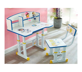 საბავშვო სკამ-მაგიდა W04-BLUE (70 X 45 სმ)iMart.ge