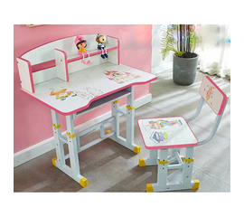 საბავშვო სკამ-მაგიდა W04-PINK (70 X 45 სმ)iMart.ge