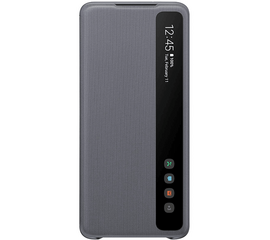 ტელეფონის ქეისი SAMSUNG GALAXY S20 SMART CLEAR VIEW COVER BLACK (EF-ZG980CBEGRU)iMart.ge