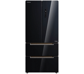 SIDE BY SIDE მაცივარი TOSHIBA GR-RF532WE-PGJ(22) PROMO BLACK (500L, 335L, 165L)iMart.ge