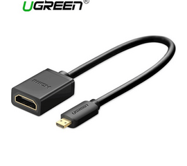 HDMI ადაპტერი UGREEN 20134 MICRO HDM MALE TO HDMI FEMALE ADAPTER CABLEiMart.ge