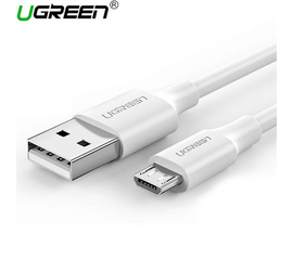USB კაბელი UGREEN US289 (60141) USB 2.0 A TO MICRO USB CABLE NICKEL PLATING 1M (WHITE)iMart.ge