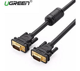VGA კაბელი UGREEN VG101 (11634) VGA Male to Male Cable 15m (Black)iMart.ge