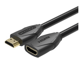 HDMI კაბელი VENTION VAA-B06-B150 HDMI Extension Cable 1.5M BlackiMart.ge