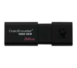 USB ფლეშ მეხსიერება KINGSTON DT100G3 2 Pack Black (32 GB) (DT100G3/32GB-2P)iMart.ge
