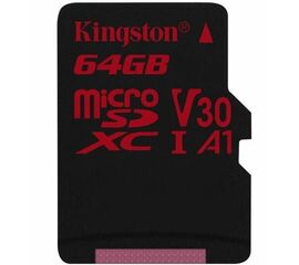 მეხსიერების ბარათი KINGSTON USD REACT 100/80 V30  SDCR/64GBiMart.ge