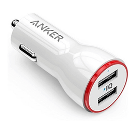 მანქანის USB დამტენი ANKER POWERDRIVE+ 1 with Quick Charge 3.0&PIQ UN WHITE A2210022iMart.ge