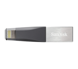 USB ფლეშ მეხსიერება SANDISK 128GB iXpand Mini Flash Drive (SDIX40N6EN-128GR)iMart.ge
