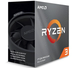 პროცესორი AMD PC COMPONENTS CPU RYZEN X4 R3-3100 SAM4 BX (AM100-100000284BOX)iMart.ge