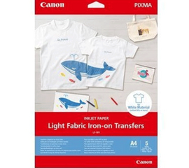ფოტო პრინტერის ქაღალდი CANON PAPER LIGHT FABRIC IRON-ON TRANSFERS A4 (4004C002AA)iMart.ge