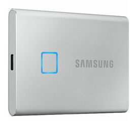 გარე მყარი დისკი SAMSUNG HDD External 2.5" PORTABLE SSD T7 TOUCH USB 3.2 500GB SILVERiMart.ge