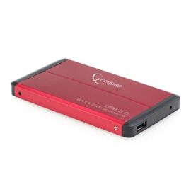 გარე მყარი დისკის ჩასადები GEMBIRD PC COMPONENTS/ HDD/ EXTERNAL/ 2.5"/USB 3.0 2.5'' ENCLOSURE, RED (EE2-U3S-2-R)iMart.ge