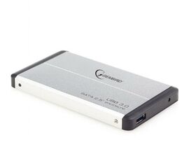 გარე მყარი დისკის ჩასადები GEMBIRD PC COMPONENTS/ HDD/ EXTERNAL/ 2.5"/USB 3.0 2.5'' ENCLOSURE, SILVER (EE2-U3S-2-S)iMart.ge