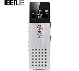 დიქტოფონი BENJIE BJ-M23 C6 METAL VOICE RECORDER AND MP3 8GB FLASH MEMORY SILVERiMart.ge