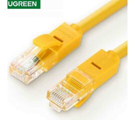 UTP LAN კაბელი UGREEN NW103 (11233) CAT5E PATCH CORD UTP LAN CABLE 5M (YELLOW)iMart.ge