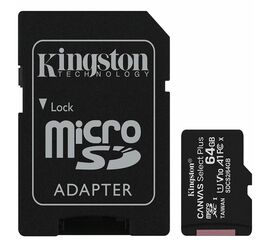 მეხსიერების ბარათი KINGSTON 64GB MICROSDXC C10 UHS-I U1 A1 R100MB/s CANVAS SELECT PLUSiMart.ge