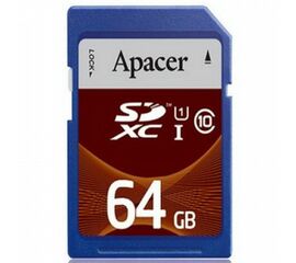 მეხსიერების ბარათი APACER 64GB SDXC C10 UHS-I U1iMart.ge