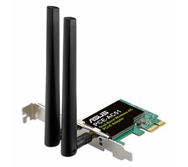 WI-FI ადაპტერი ASUS WIFI ADAPTER  ASUS PCE-AC51  802.11ac, 2.4/5 GHZ, AC750,  PCI EXPRESSiMart.ge
