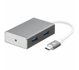 ადაპტერი 2E ADAPTER  USB TYPE-C TO 4*USB3.0 A/F HUB ALUMINUM CASING , 0.20 MiMart.ge