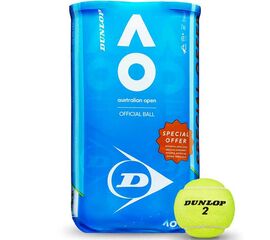 ჩოგბურთის ბურთი 2x4 ცალი DUNLOP AUSTRALIAN OPENiMart.ge