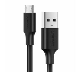 USB კაბელი UGREEN (60138) USB TO MICRO USB CABLE NICKEL PLATING 2M (BLACK)iMart.ge