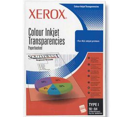 საოფისე ქაღალდი (ფირი ლაზერული ბეჭდვისთვის) XEROX PAPER COLOR INKJET TRANSPARENCIES A4 TYPE L 003R91333iMart.ge