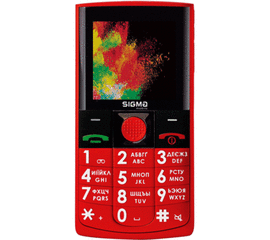 მობილური ტელეფონი SIGMA COMFORT 50 CF112 SOLO REDiMart.ge