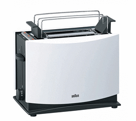 2 განყოფილებიანი ტოსტერი  BRAUN HT450WH (1000W)iMart.ge