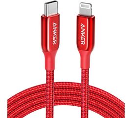 USB კაბელი ANKER POWERLINE + III USB-C CABLE WITH LIGHTENING CONNECTOR 3FT B2B (A8842H91)iMart.ge