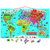 სათამაშო რუკა JANOD MAGNETIC WORLD MAP RUSSIAN J05483iMart.ge
