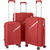 სამგზავრო ჩანთების ნაკრები 2E SIGMA RED (36/61/98 L)iMart.ge