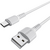 USB კაბელი BOROFONE BX16 EASY CHARGING CABLE FOR MICRO WHITEiMart.ge