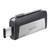 USB ფლეშ მეხსიერება SANDISK ULTRA DUAL DRIVE TYPE-C (64GB)iMart.ge