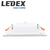 შეკიდული ჭერის LED პანელური სანათი LEDEX LED GLASS DOWN LIGHT (SQUARE) 9W 3000KiMart.ge