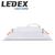 შეკიდული ჭერის LED პანელური სანათი LEDEX LED GLASS DOWN LIGHT (SQUARE) 12W 6500KiMart.ge