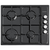 KUMTEL-ის ჩასაშენებელი სამზარეულო ტექნიკის სამეული ENAMEL BLACK + (გამწოვი, ჩასაშენებელი ქურის ზედაპირი, ჩასაშენებელი ღუმელი)iMart.ge