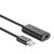USB დამაგრძლებელი UGREEN US121 (10323) USB 2.0 ACTIVE  EXTENSION CABLE WITH CHIPSET 15m (BLACK)iMart.ge
