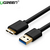 Micro USB კაბელი UGREEN US130 (10840) USB 3.0 A Male to Micro-B Male USB 3.0 Cable 0.5m (Black)iMart.ge
