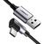 USB კაბელი UGREEN US284 (60782) USB2.0 A Male to USB-C Cable (90°Angle) BLACK 1.5MiMart.ge