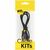 კაბელი KITs USB 2.0 TO MICRO USB cable, 2A, BLACK, 1MiMart.ge