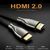 კაბელი UGREEN HDMI CARBON FIBER ZINC ALLOY CABLE 2M (GRAY) 50108iMart.ge