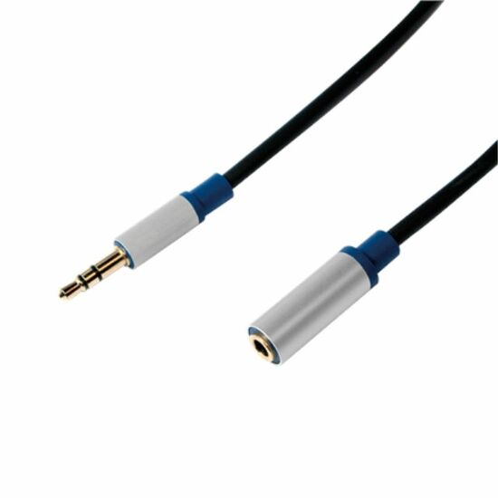 სადენი Logilink Premium Audio Cable Black, 1.5 miMart.ge