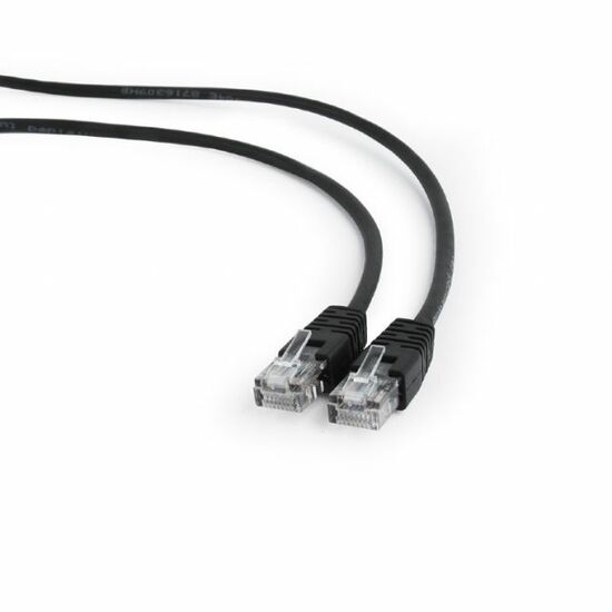 ქსელის კაბელი GEMBIRD CAT5e UTP Patch cord, black, 5 m PP12-5M/BK"iMart.ge