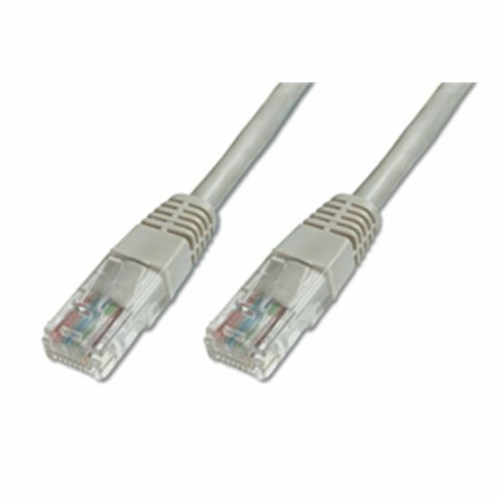 USB კაბელი ACC Patch cable UTP CAT 5e, RJ45, RJ45, 1 m, GreyiMart.ge