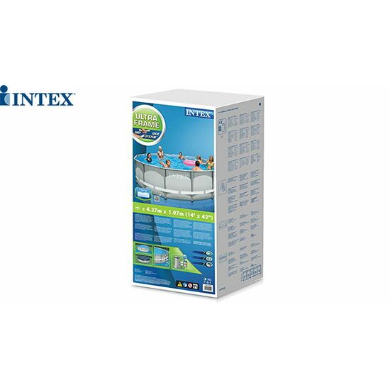 კარკასული აუზი INTEX 28310 Ultra Frame Pool Set 427 x 107 cm - ფილტრითiMart.ge