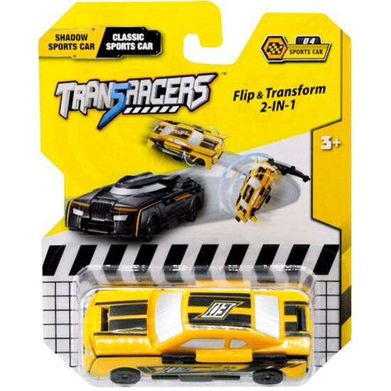 სათამაშო მანქანა TRANSRACERS EU463875B-04 2-IN-1 FLIP VEHICLE - SPORTS CARiMart.ge