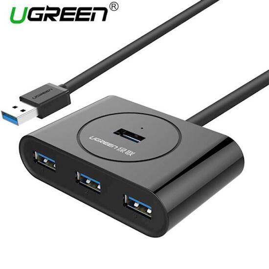 USB ჰაბი UGREEN CR113 (20290) NEW USB 3.0 4 PORTS HUB W (0.5 M)iMart.ge